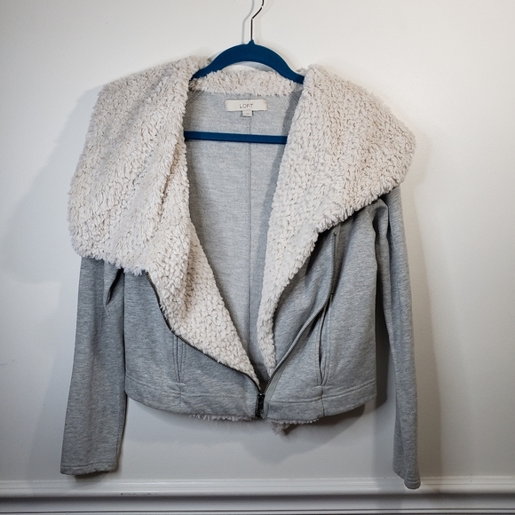 LOFT Asymmetric Zipper Jacket - S - Picture 2 of 6